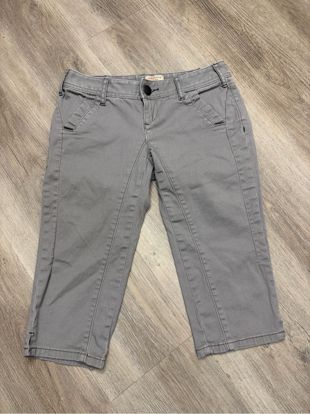 Vintage Free People Utility Shorts Women’s Size 25 Gray 0107